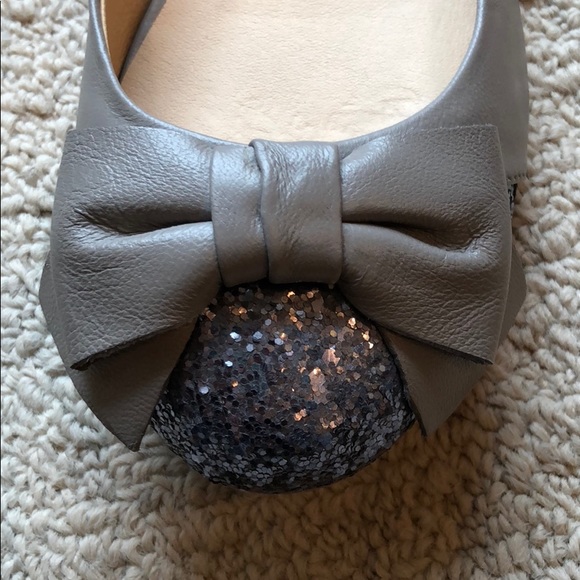Gray and glitter Pour La Victoire flats - Picture 3 of 6